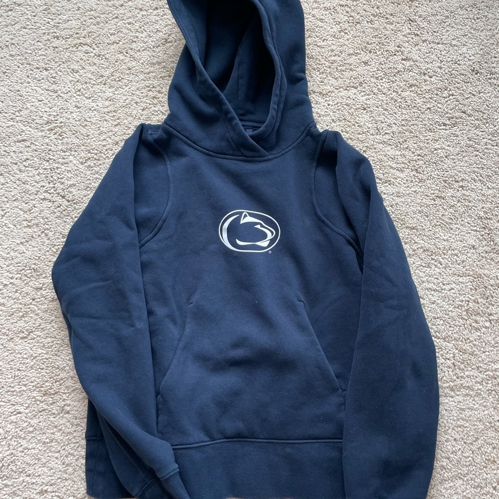 EUC Penn State Lululemon women’s Loungeful navy hoodie sz. 2